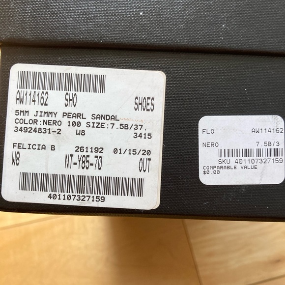 Saint Laurent Jimmy Pearl Sandals - Picture 5 of 5